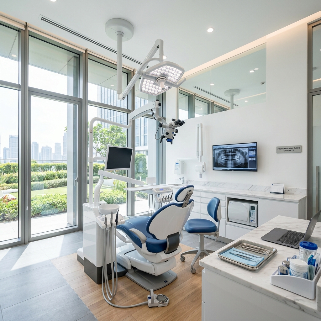 Ultra-modern dental implant surgery room at HCMC Dental