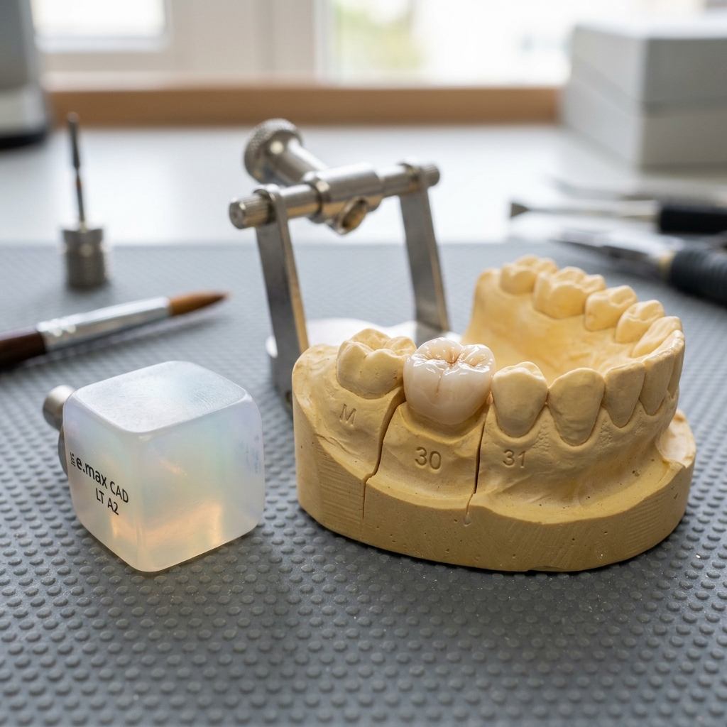 High translucency IPS e.max lithium disilicate ceramic block for front premolars