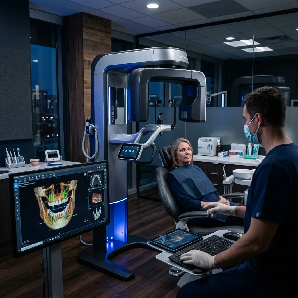 CBCT 3D scan for full mouth rehabilitation planning at HCMC Dental Vietnam