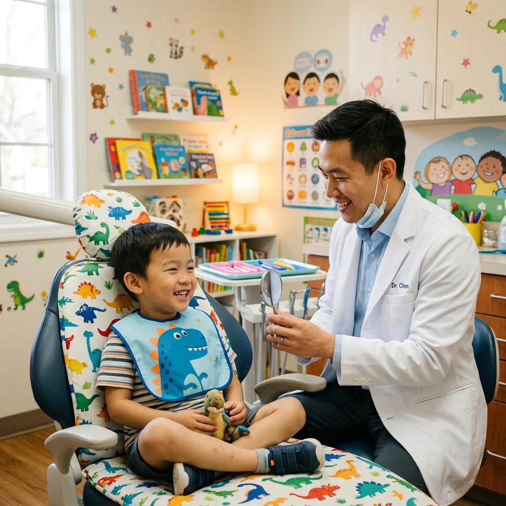 Child-friendly dental cleaning at HCMC Dental — gentle care for children from age 2