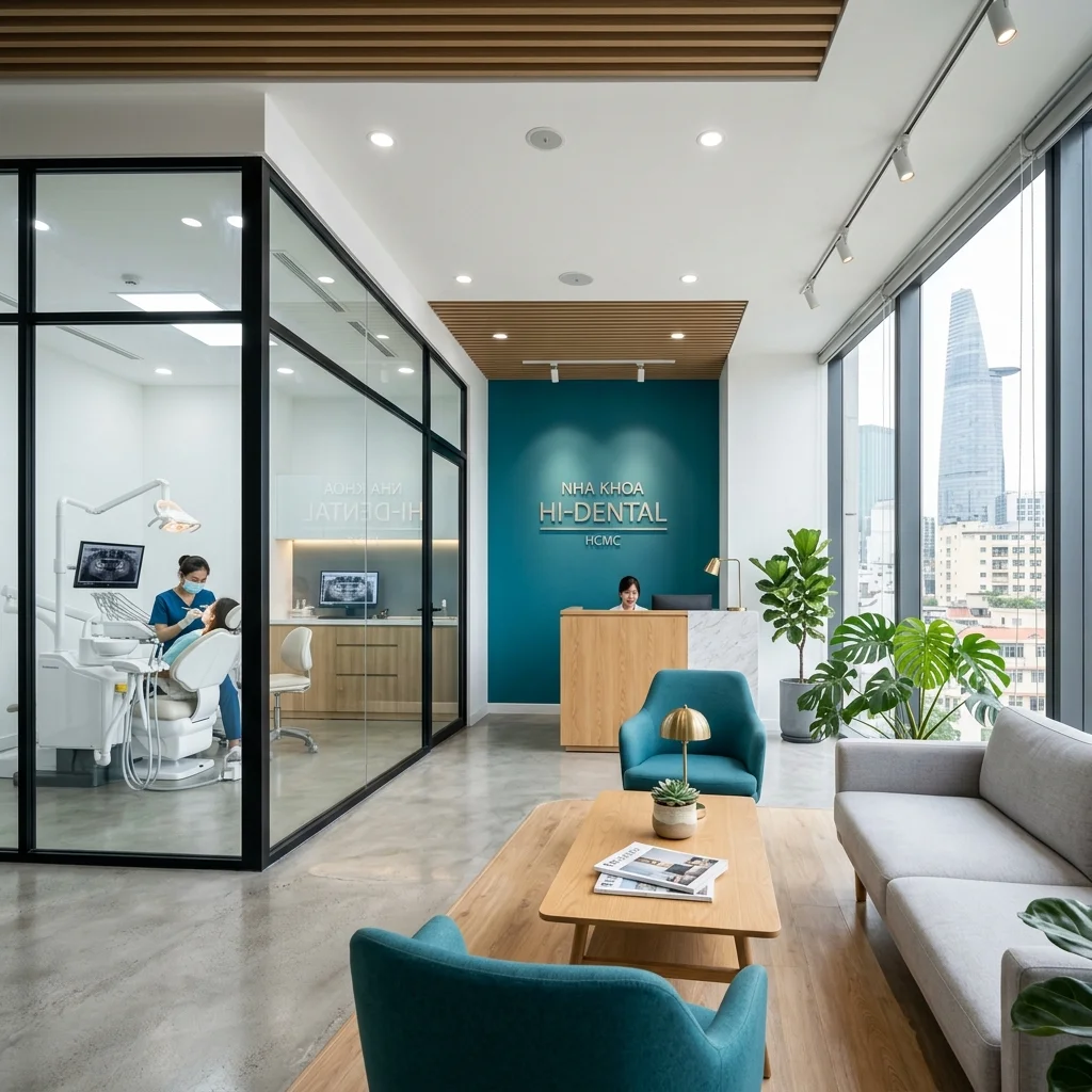 HCMC Dental clinic interior — modern, clean, and welcoming treatment environment