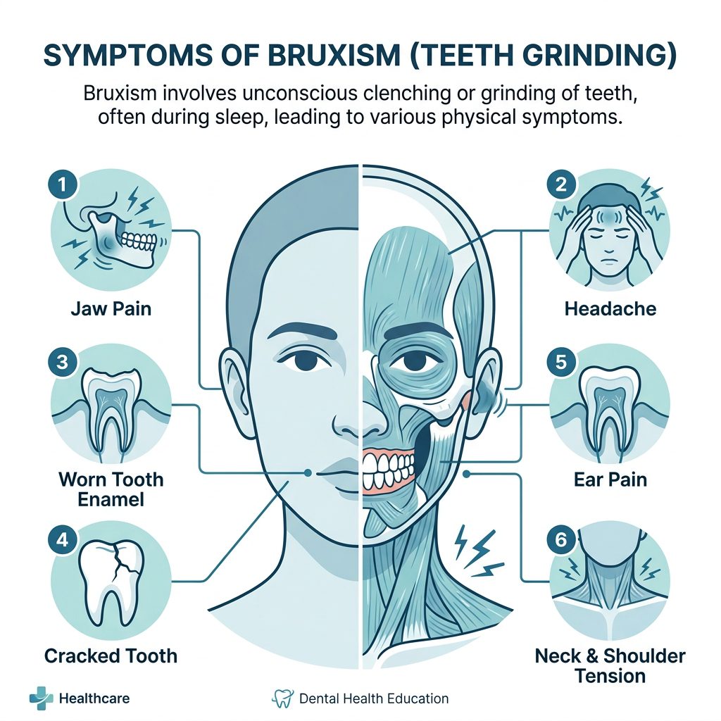Symptoms of Teeth Grinding and Bruxism