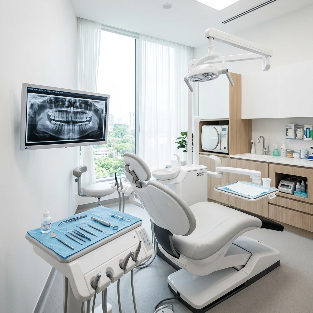 Emergency dental treatment room HCMC Dental