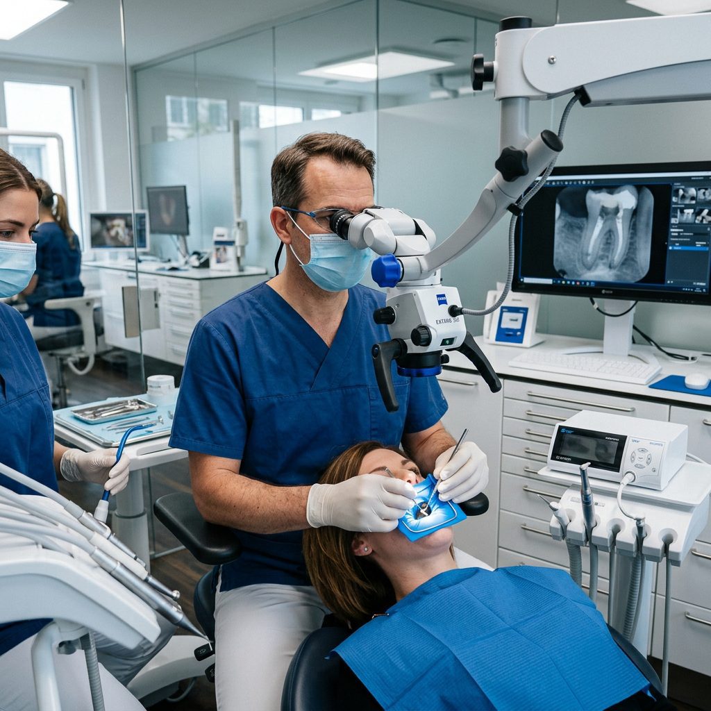 Painless root canal therapy using advanced rotary endodontics in HCMC