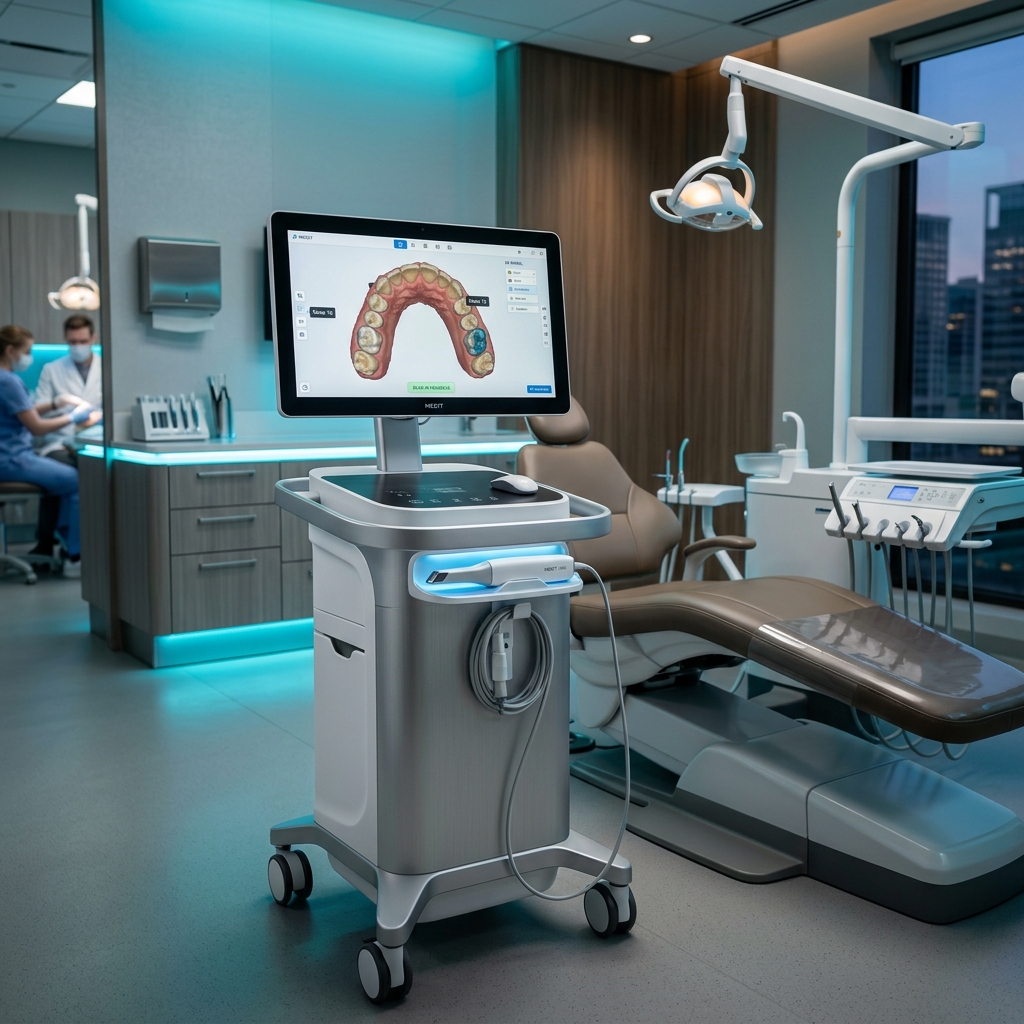 iTero 3D intraoral scanner in dental clinic