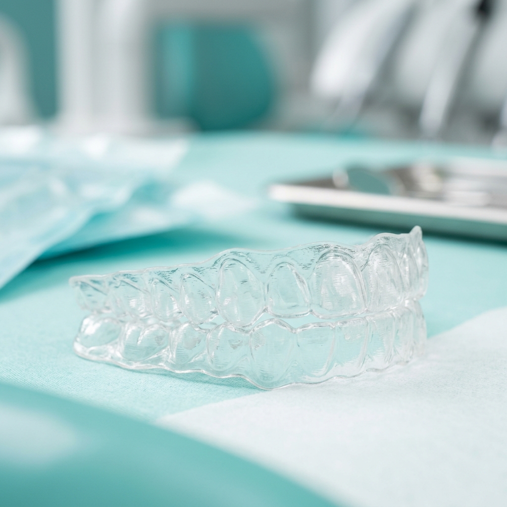 Clear Essix Retainer after Invisalign