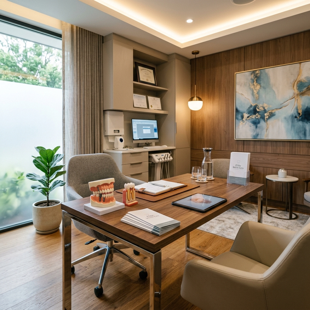 Doctor-led consultation area at HCMC Dental Clinic in District 1