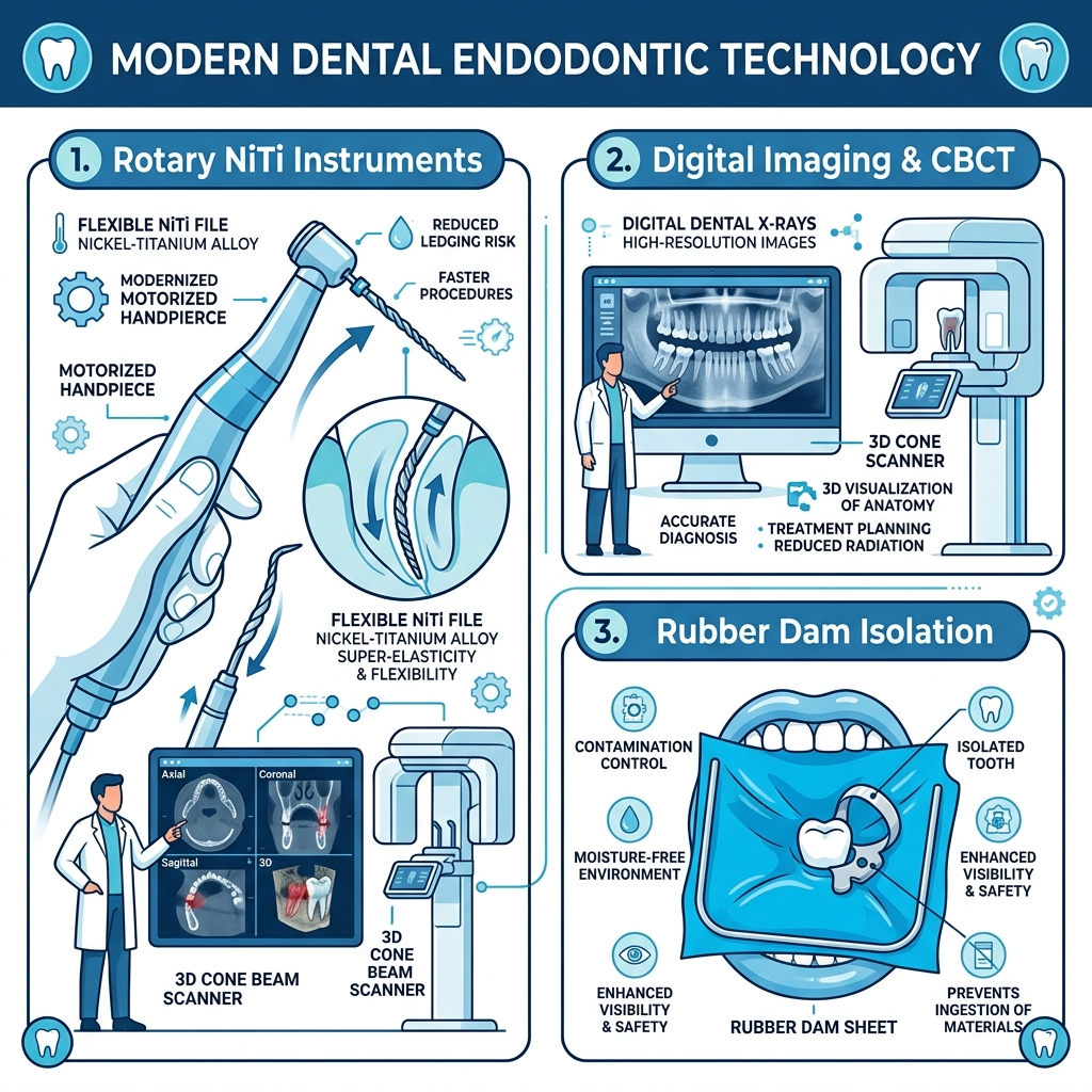 Modern endodontic technology: Rotary NiTi and Digital Imaging