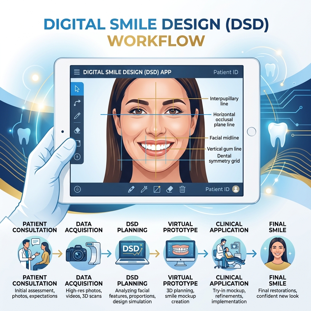 Digital Smile Design DSD workflow HCMC Dental Vietnam