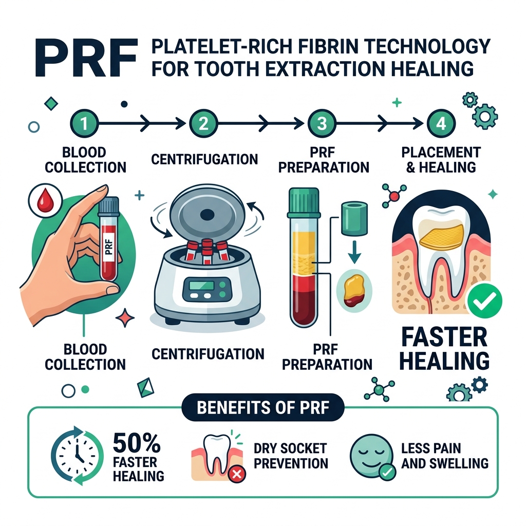 PRF platelet-rich fibrin bone graft for tooth extraction socket healing — HCMC Dental