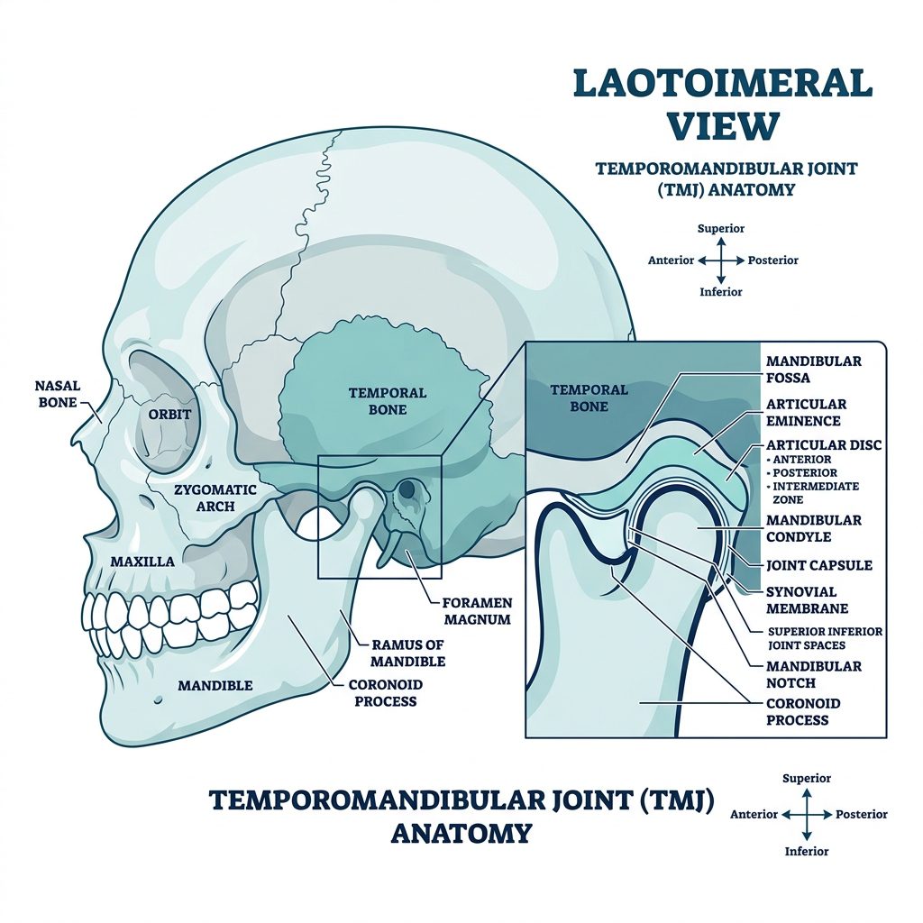 TMJ Anatomy Diagram