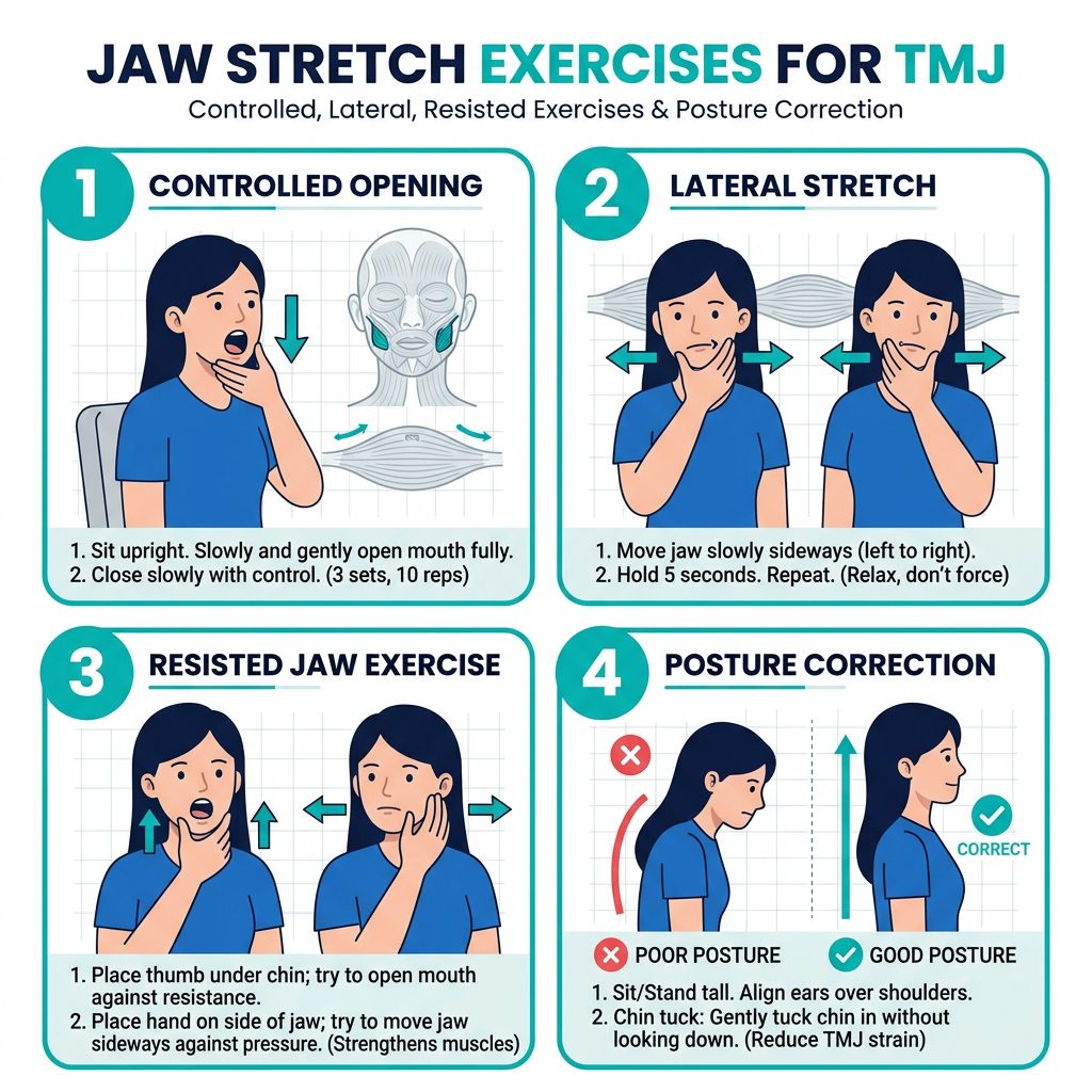 TMJ Jaw Exercises