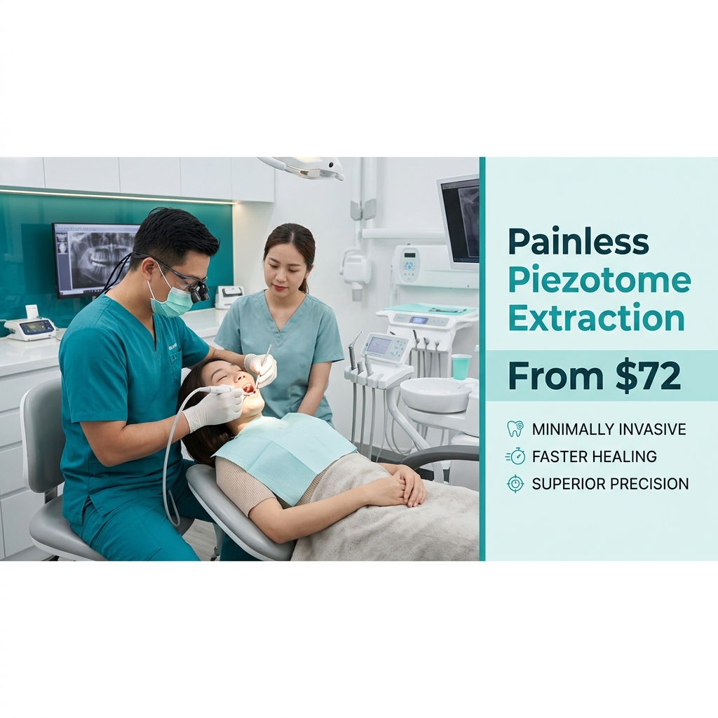 Painless wisdom tooth extraction surgery HCMC Dental with Dr. Cuong