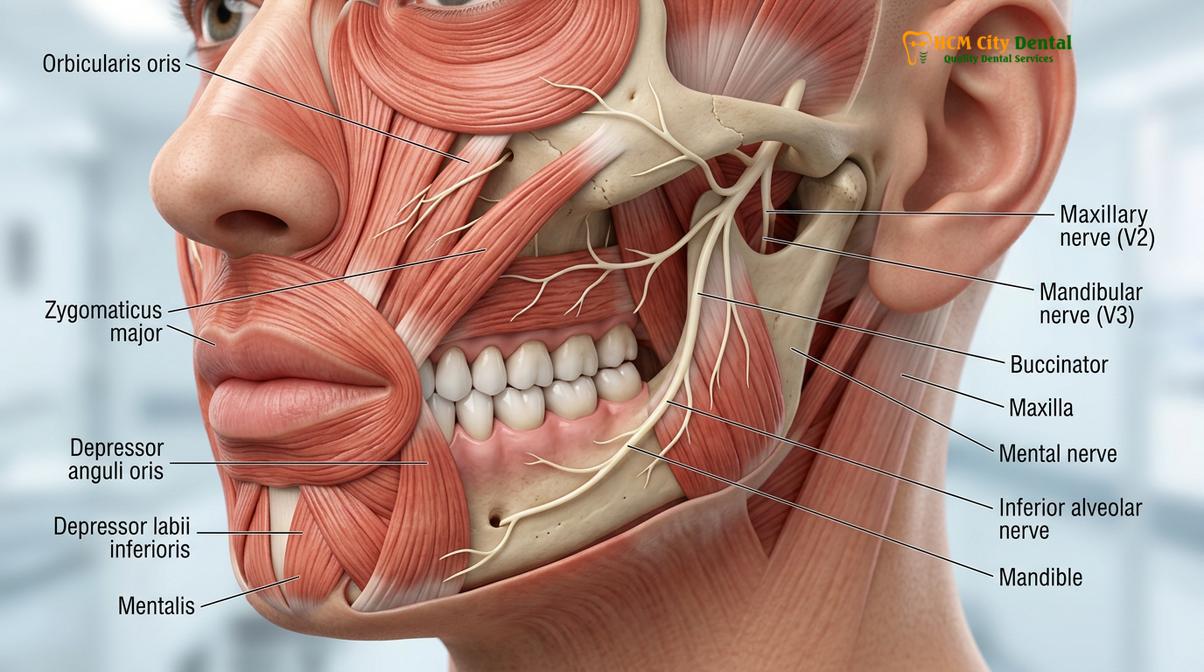 Clinical photography related to 4 tooth dental bridge