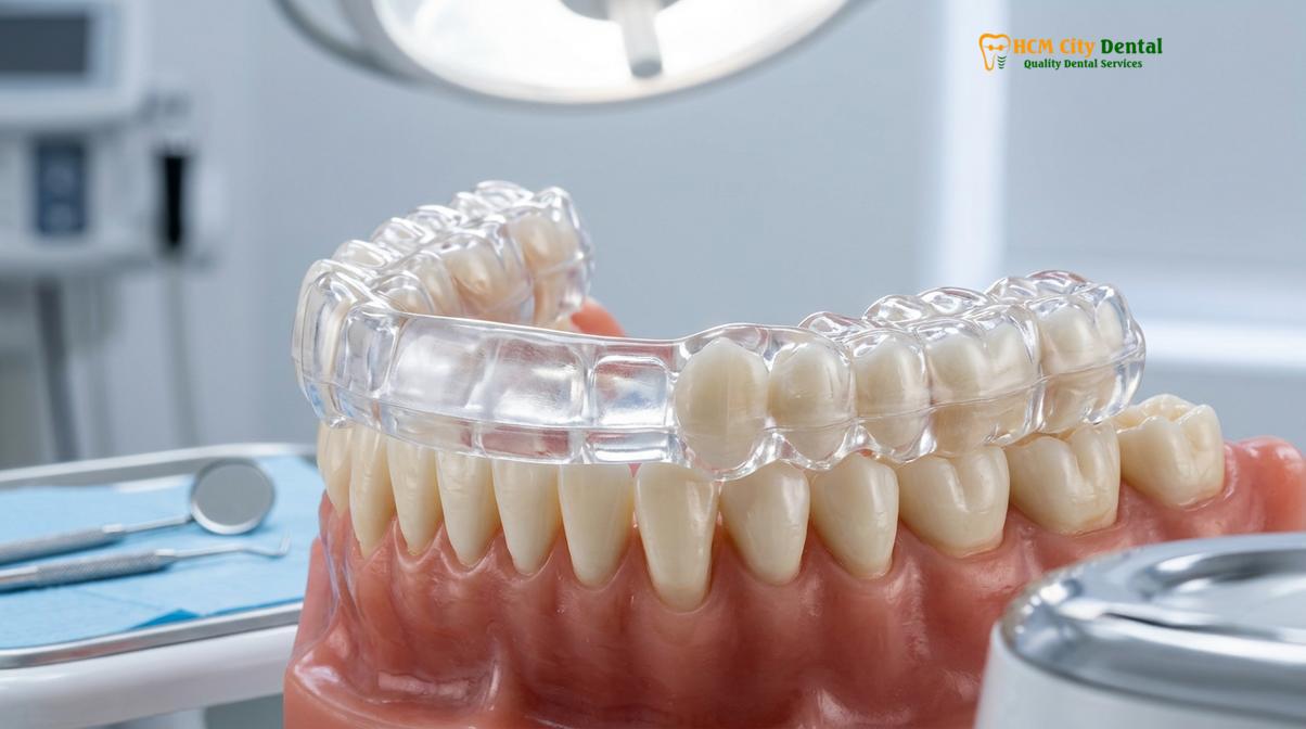 Visual illustration of Adjusting to TMJ Splint