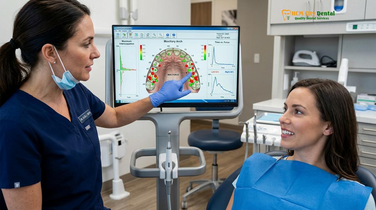 Visual illustration of Adjusting to TMJ Splint