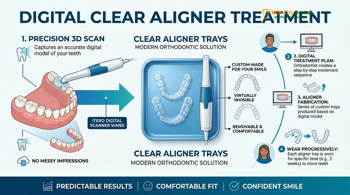 Summary diagram of Affordable Invisalign Financing Options HCMC
