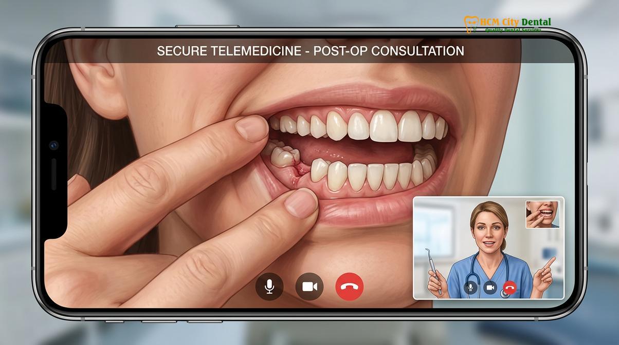 Clinical photography related to dental aftercare warranty abroad