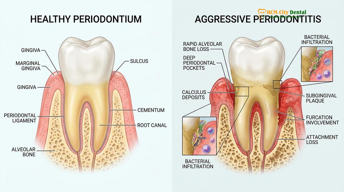 Clinical photography related to aggressive periodontitis