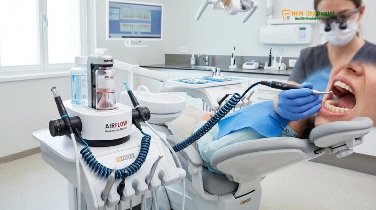 Airflow Teeth Cleaning Price Saigon: Clinical Guide & Costs