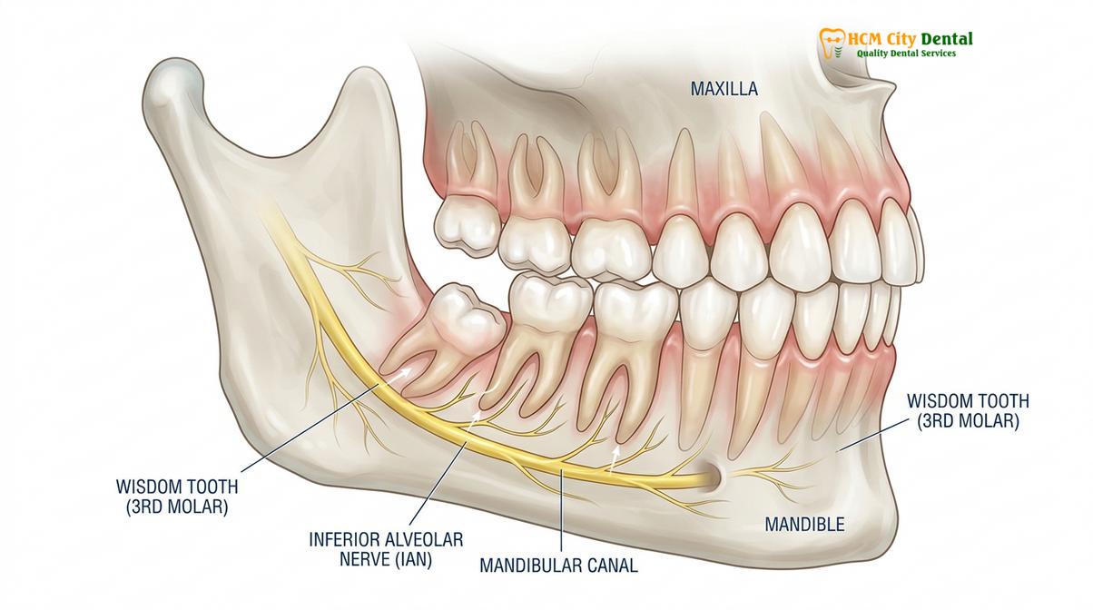 Clinical photography related to all 4 wisdom teeth removed at once