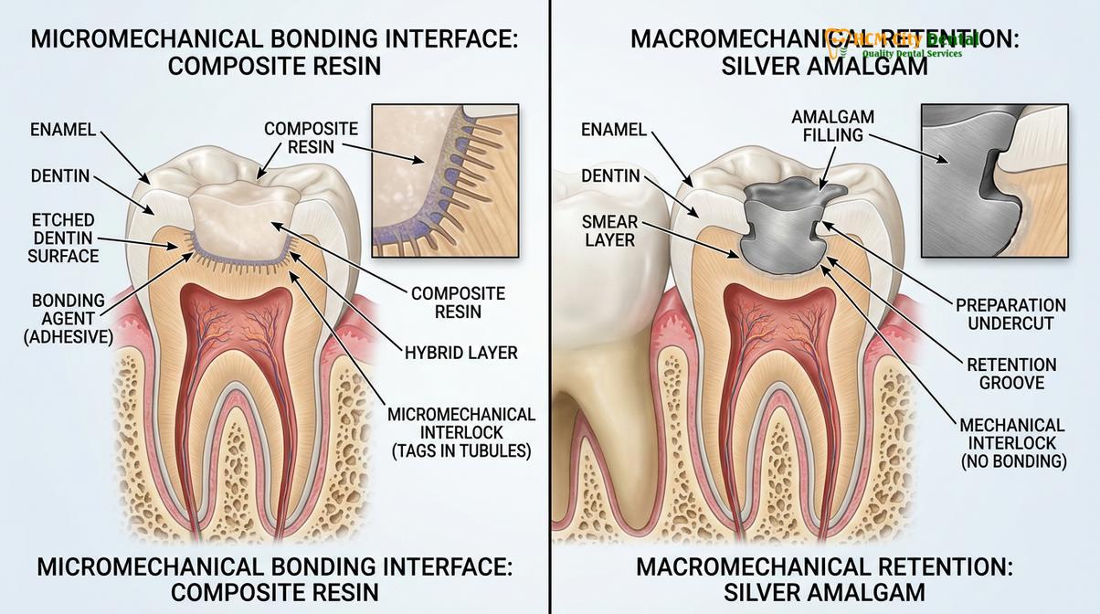 Clinical photography related to alternatives to amalgam fillings
