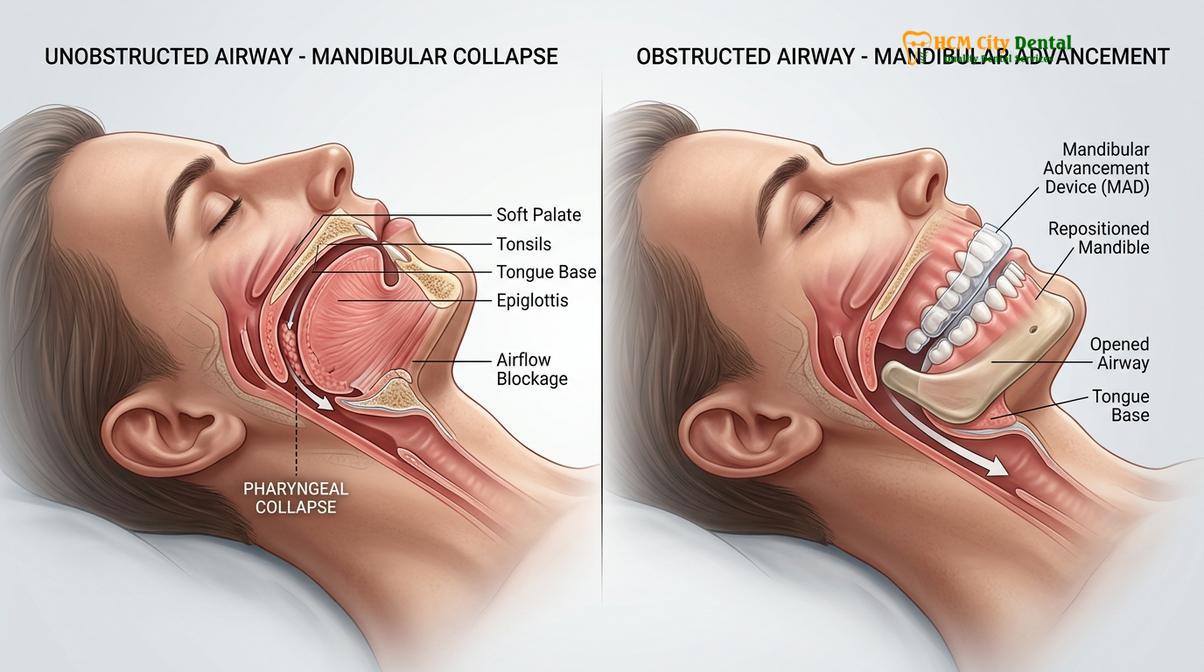Clinical photography related to Antisnoring Telescopic