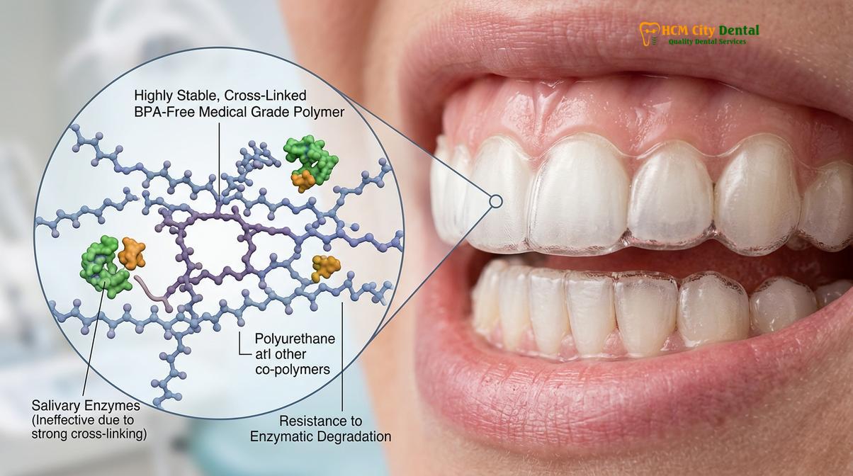 Visual illustration of are clear retainers safe to wear