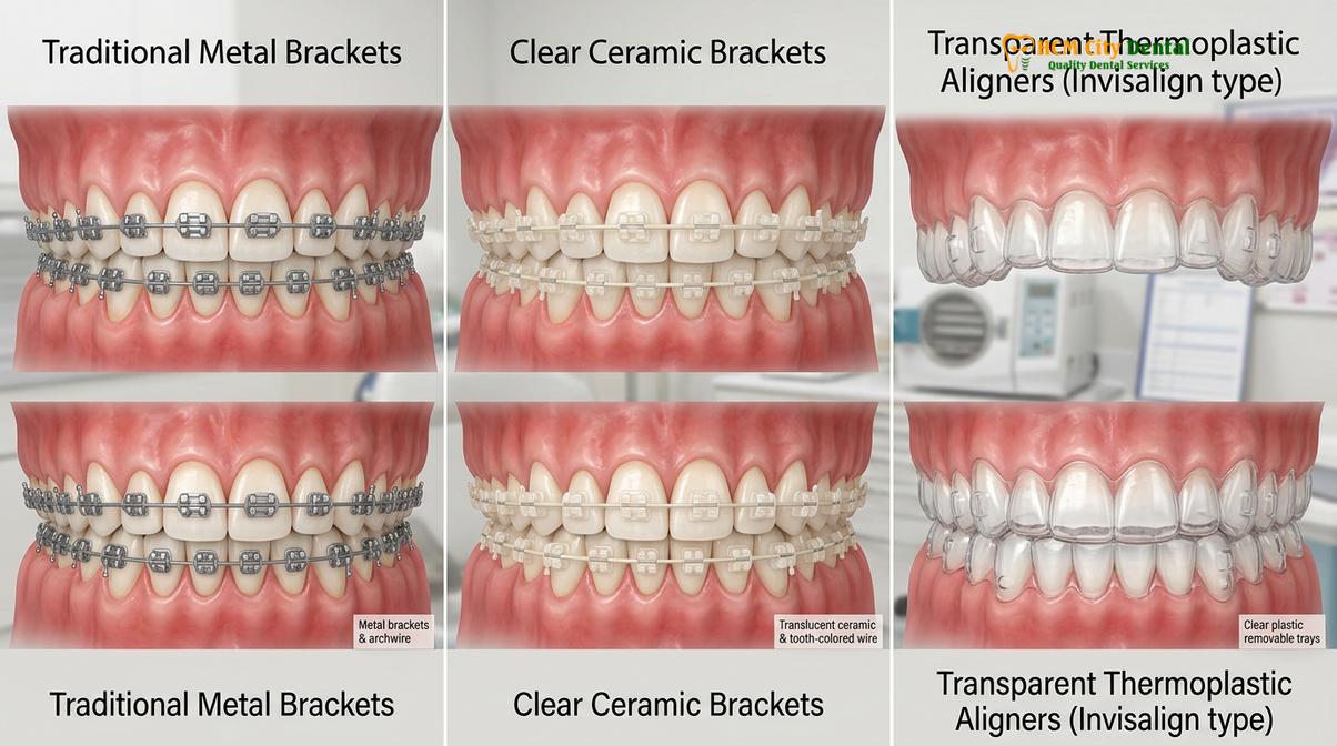 Clinical photography related to teeth braces cost