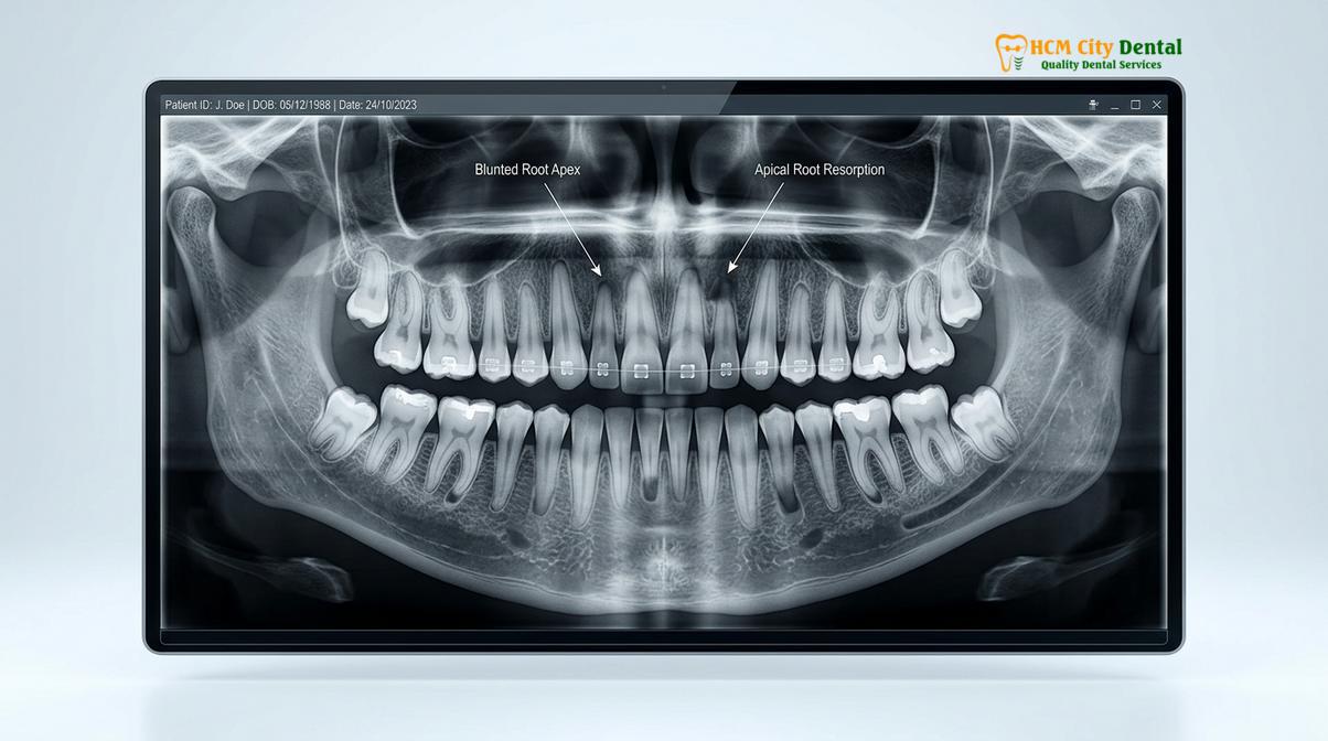 Clinical photography related to bad braces