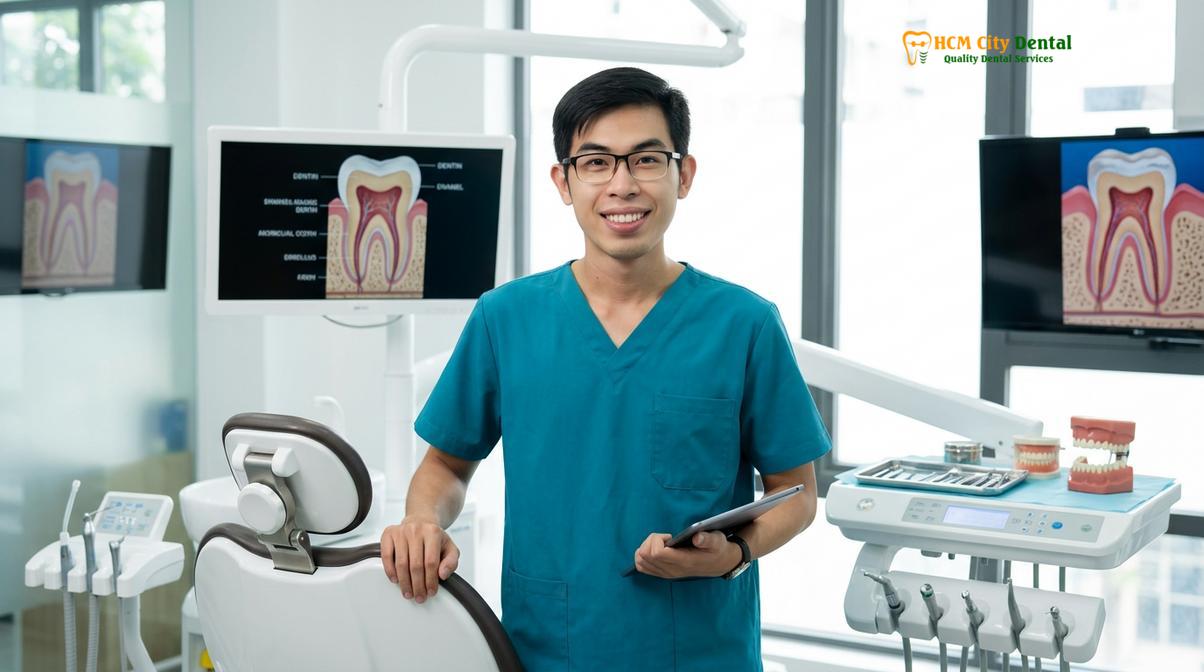 Dr. Nguyen Van Cuong DDS at HCMC Dental Clinic