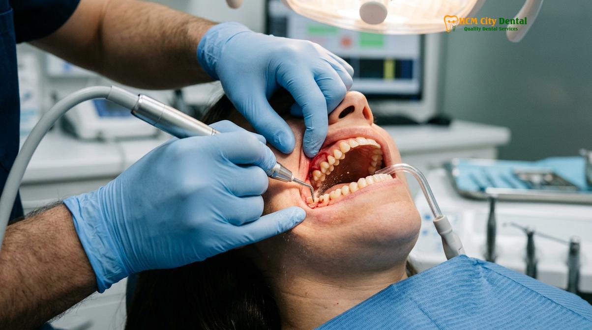 Clinical photography related to best clinic wisdom teeth removal hcmc