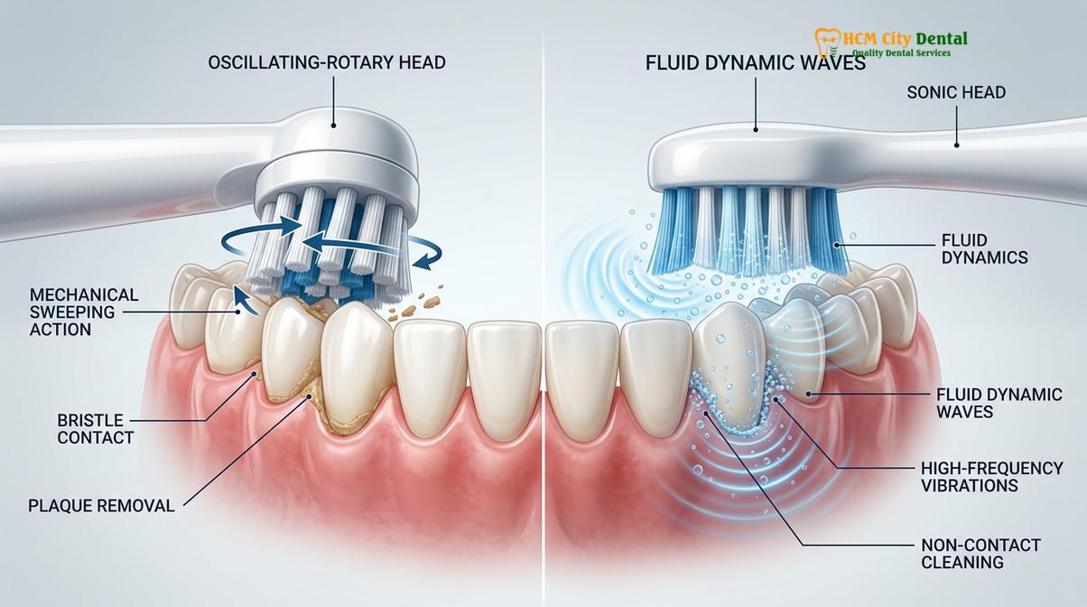 Visual illustration of best toothbrush gum disease