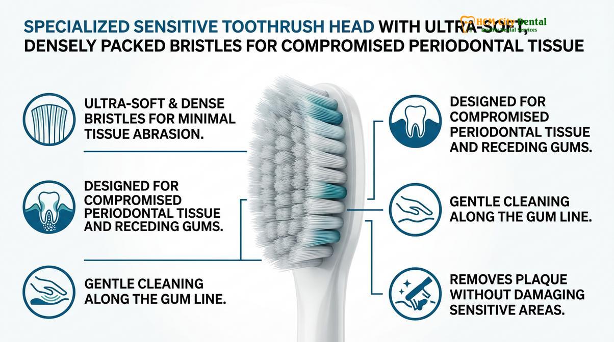 Visual illustration of best toothbrush gum disease
