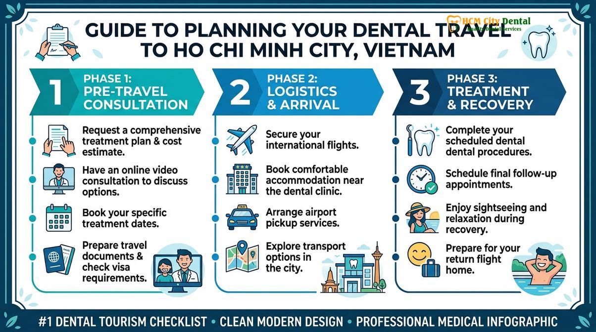 Summary diagram of expat dental clinic Ho Chi Minh City