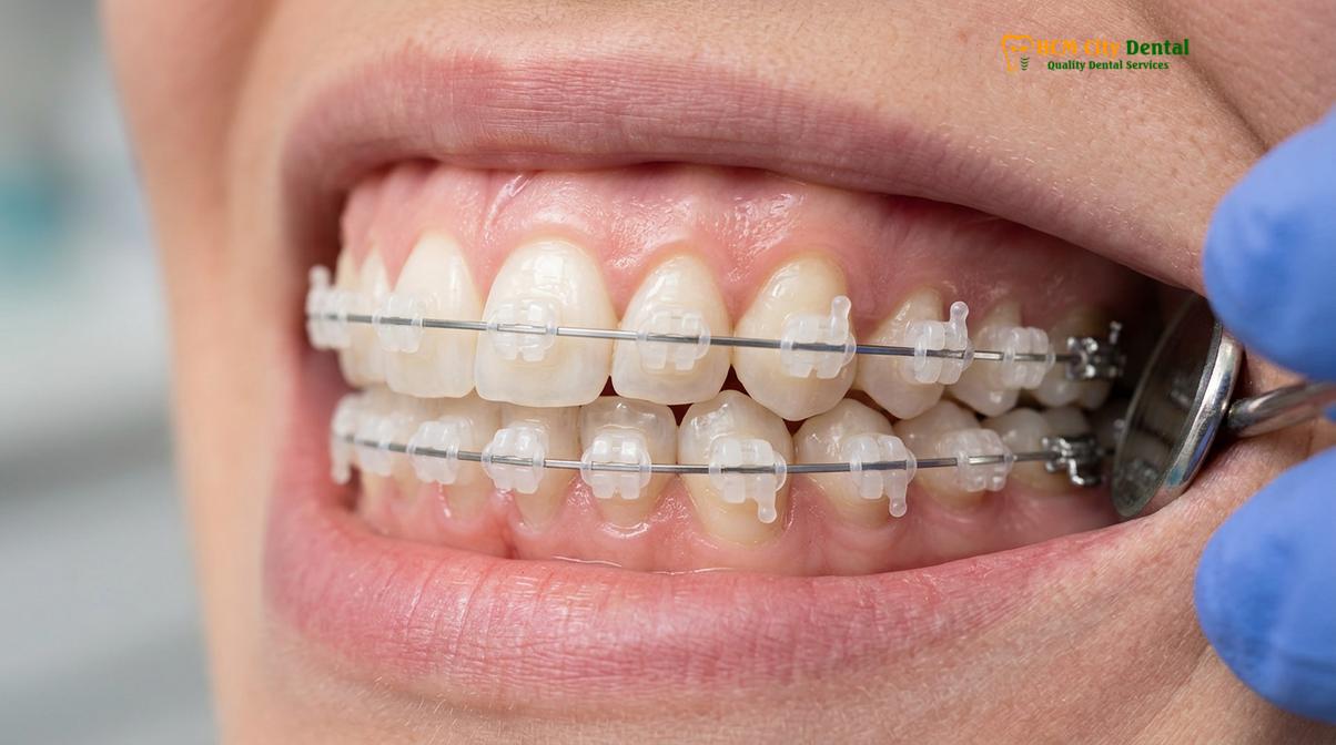 Clinical illustration of best food for braces