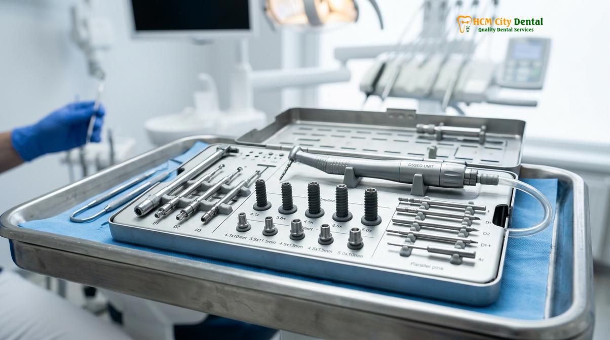Clinical photography related to implant dentist Ho Chi Minh City
