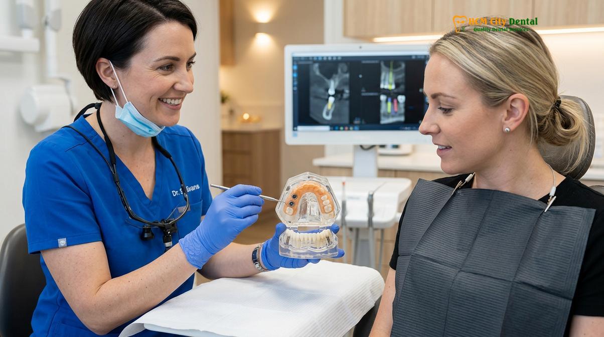 Visual description of implant dentist Ho Chi Minh City