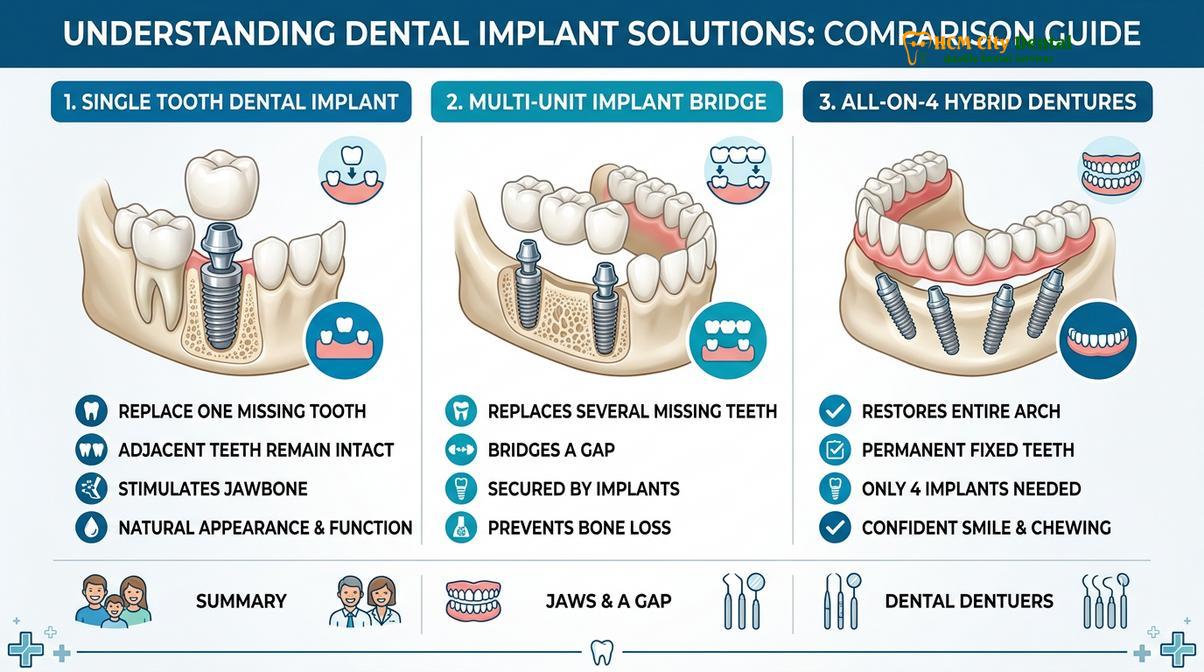 Summary diagram of implant dentist Ho Chi Minh City