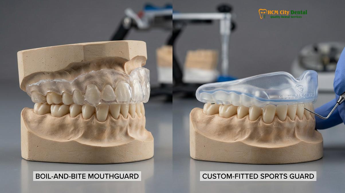 Visual description of best sports mouthguard custom