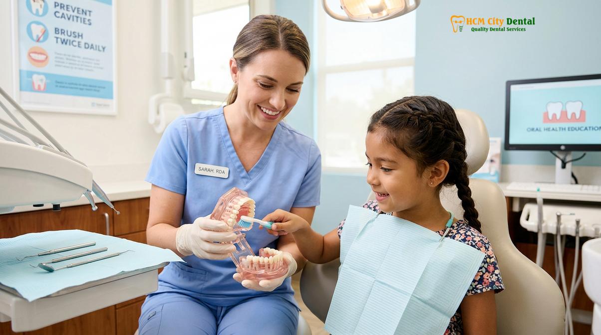 Visual description of best pediatric dentist near me