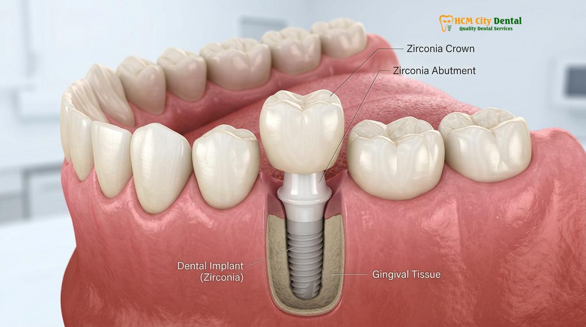 Clinical photography related to biological dentist Saigon
