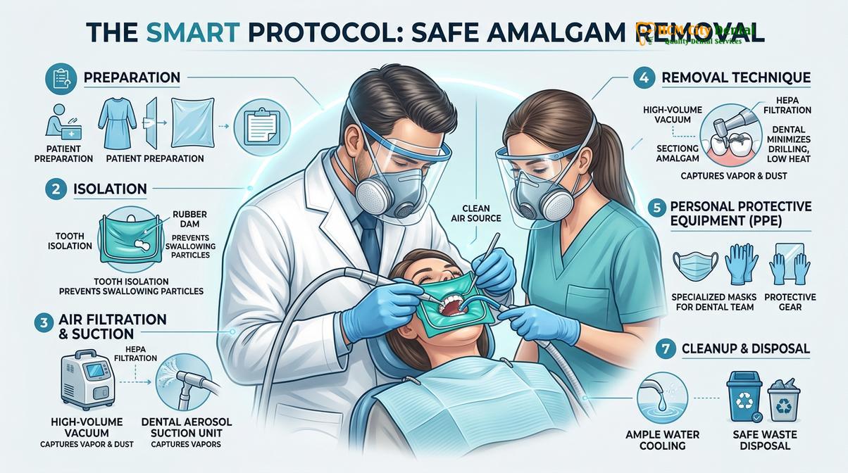 Summary diagram of biological dentist Saigon