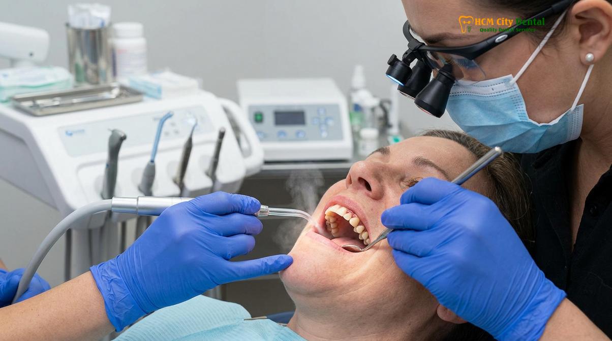 Visual description of holistic gum disease treatment