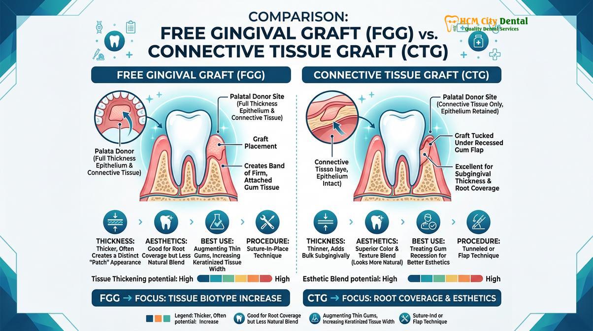 Visual illustration of bone graft gum graft full mouth