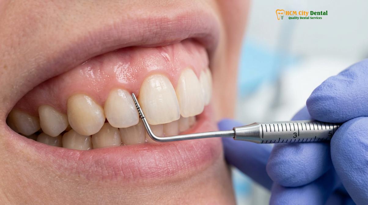 Clinical photography related to Biological Width Gums