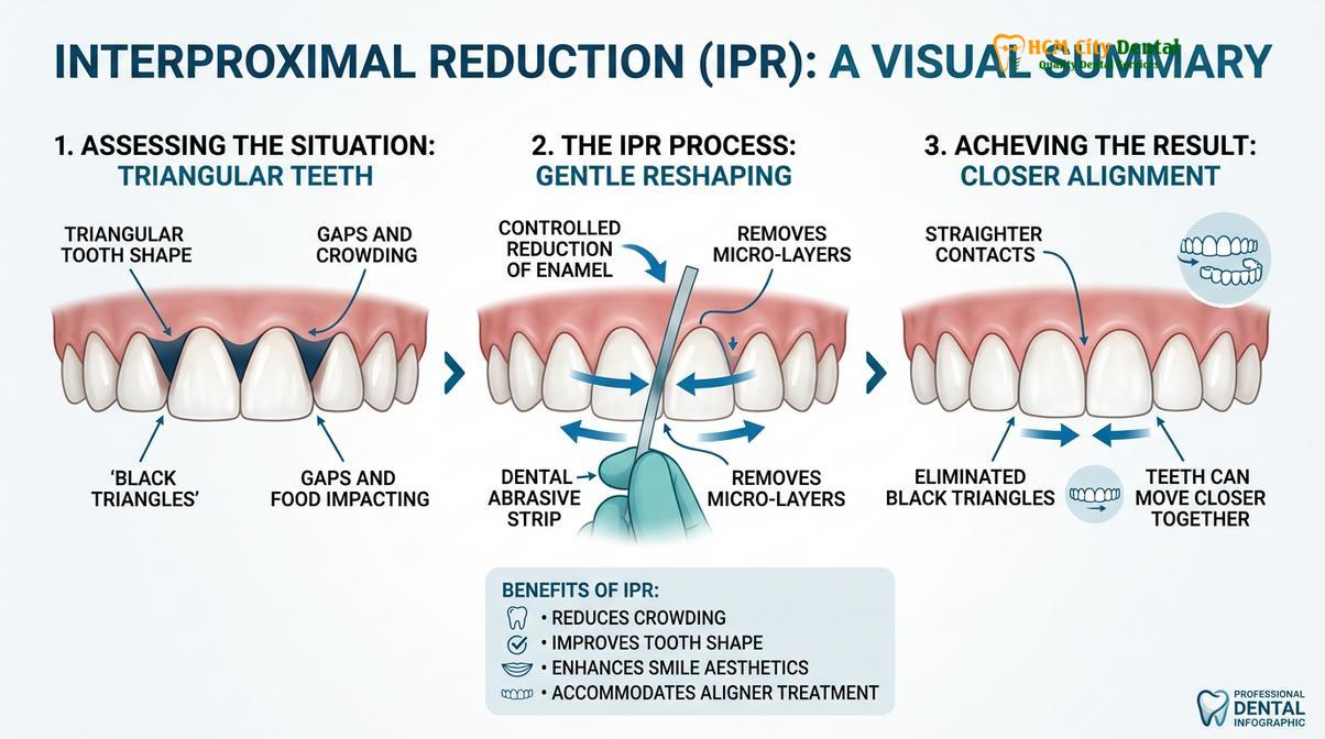 Summary diagram of black triangle teeth