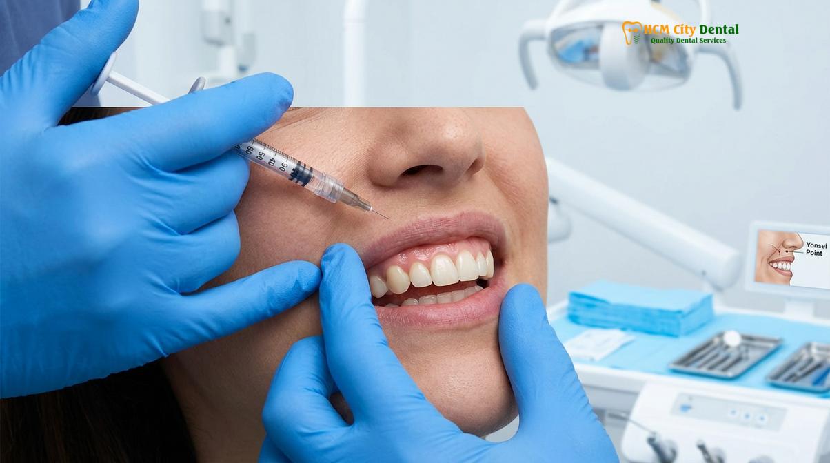 Visual description of Gummy Smile Botox Vietnam