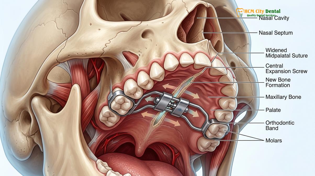 Clinical photography related to braces for expat children kids Ho Chi Minh City