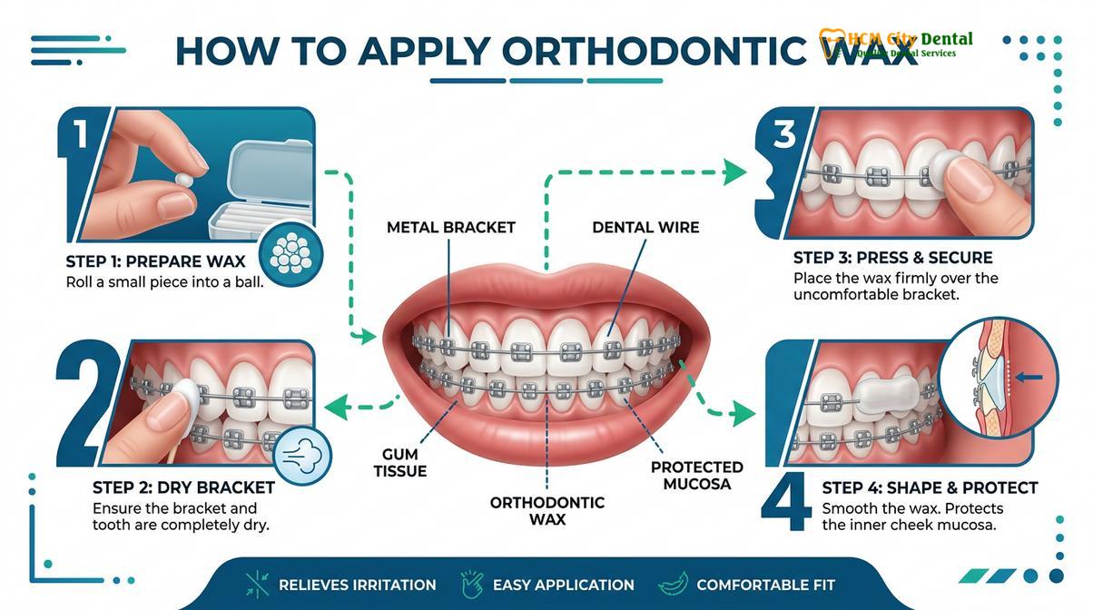 Summary diagram of Braces Pain Relief First Week